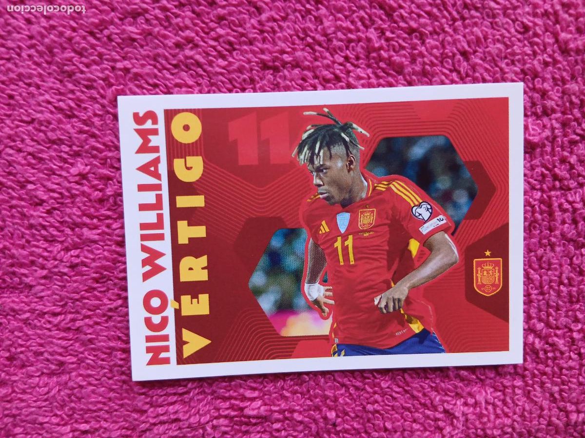 Fu&szlig;ball-Sticker: espa&ntilde;a 2026 72 nico williams selecci&oacute;n espa&ntilde;ola panini carrefour family mundial de futbol (I)