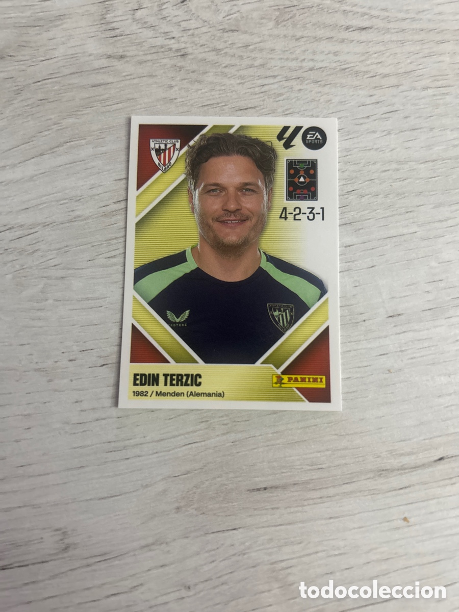 Football Stickers: Edin Terzic 2 Entrenador Athletic Club Liga Este 2026/27 26-27 Panini