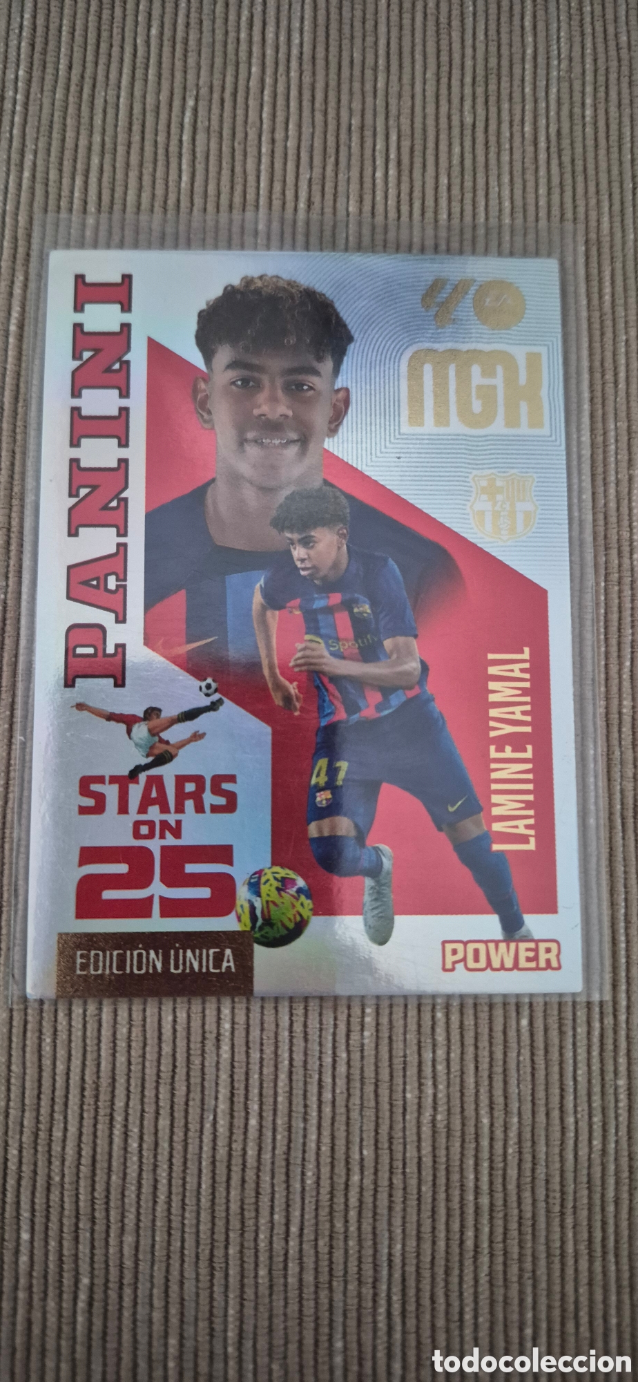 Cromos de f&uacute;tbol: CROMO LAMINE YAMAL MGK