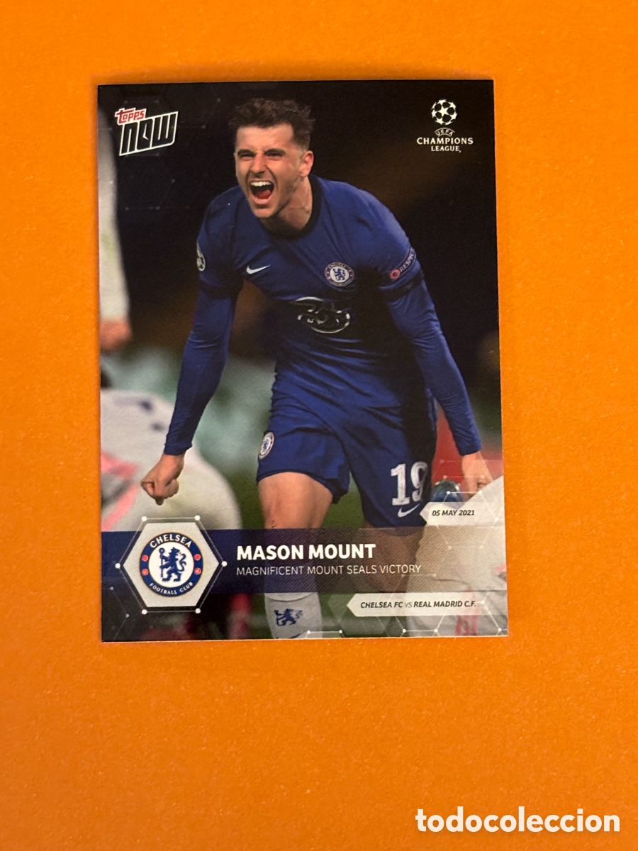 Football Stickers: Topps NOW UCL Champions League 2020/2021 074 Mason Mount Chelsea 20 21
