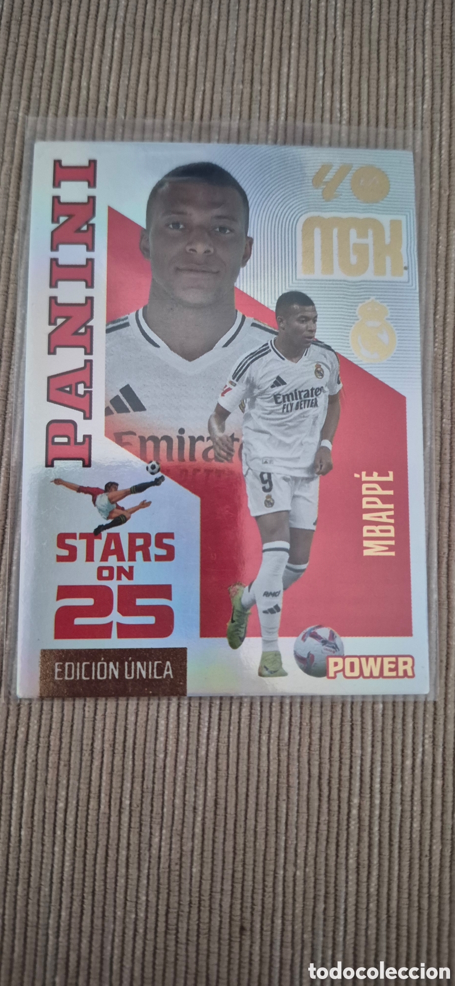 Football Stickers: CROMO MBAPPE MGK REAL MADRID