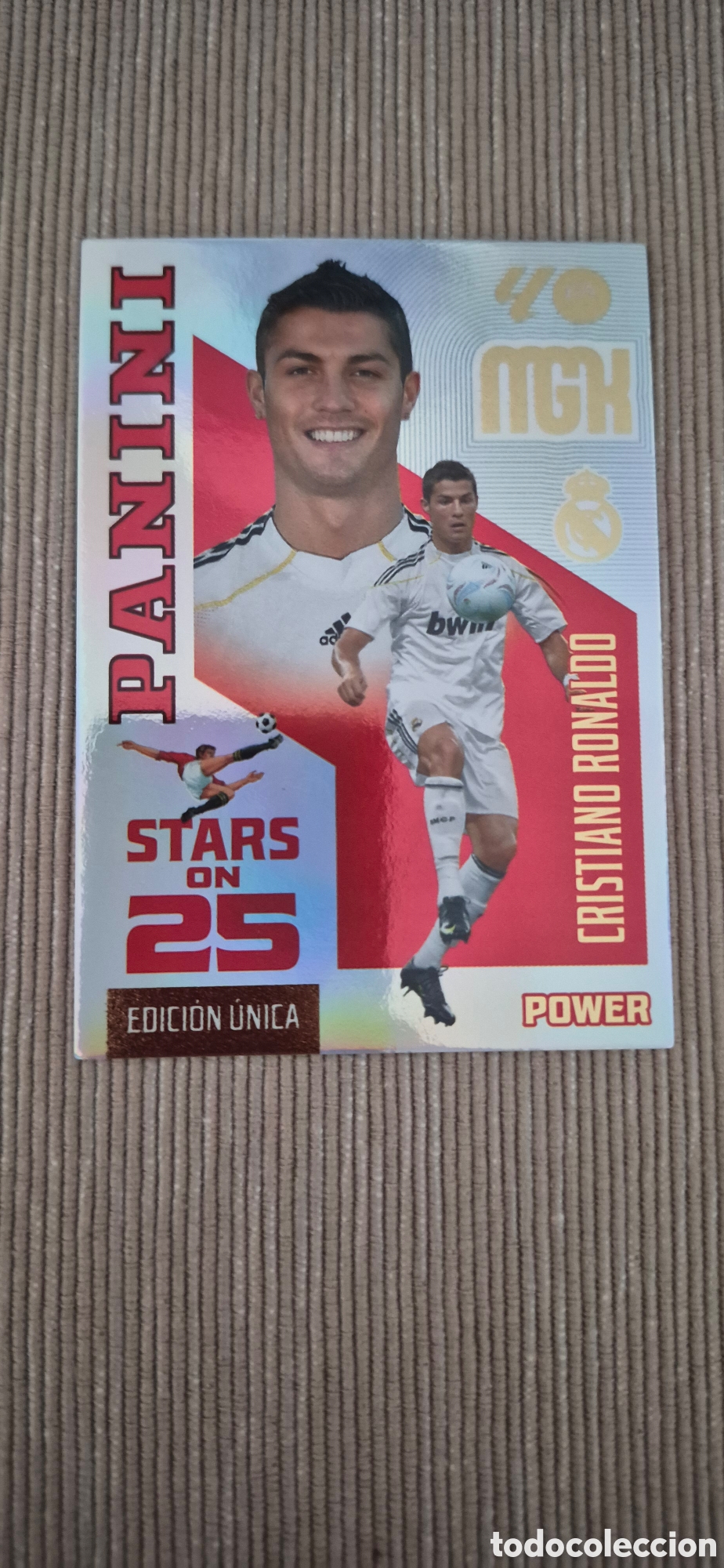 Fu&szlig;ball-Sticker: CROMO CRISTIANO RONALDO MGK