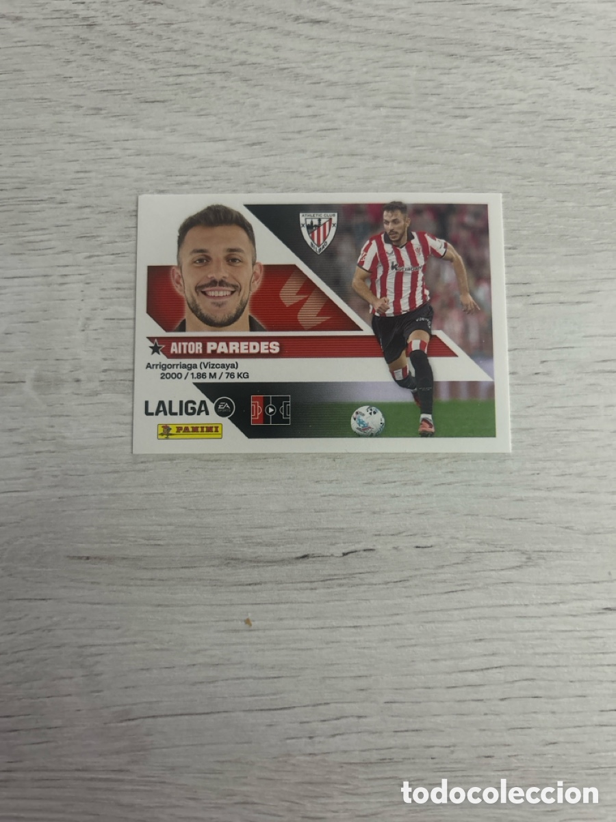Football Stickers: Paredes 6A 6 A Athletic Club Liga Este 2026/27 26-27 Panini