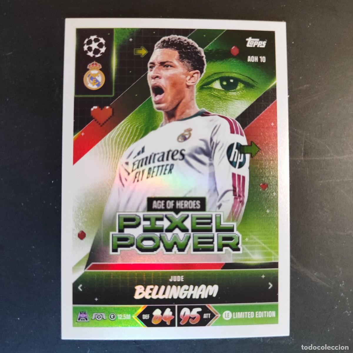 Fu&szlig;ball-Sticker: 20 ANIVERSARIO MATCH ATTAX 26/27 UCL CARD PIXEL POWER BELLINGHAM REAL MADRID # AOH 10 TOPPS