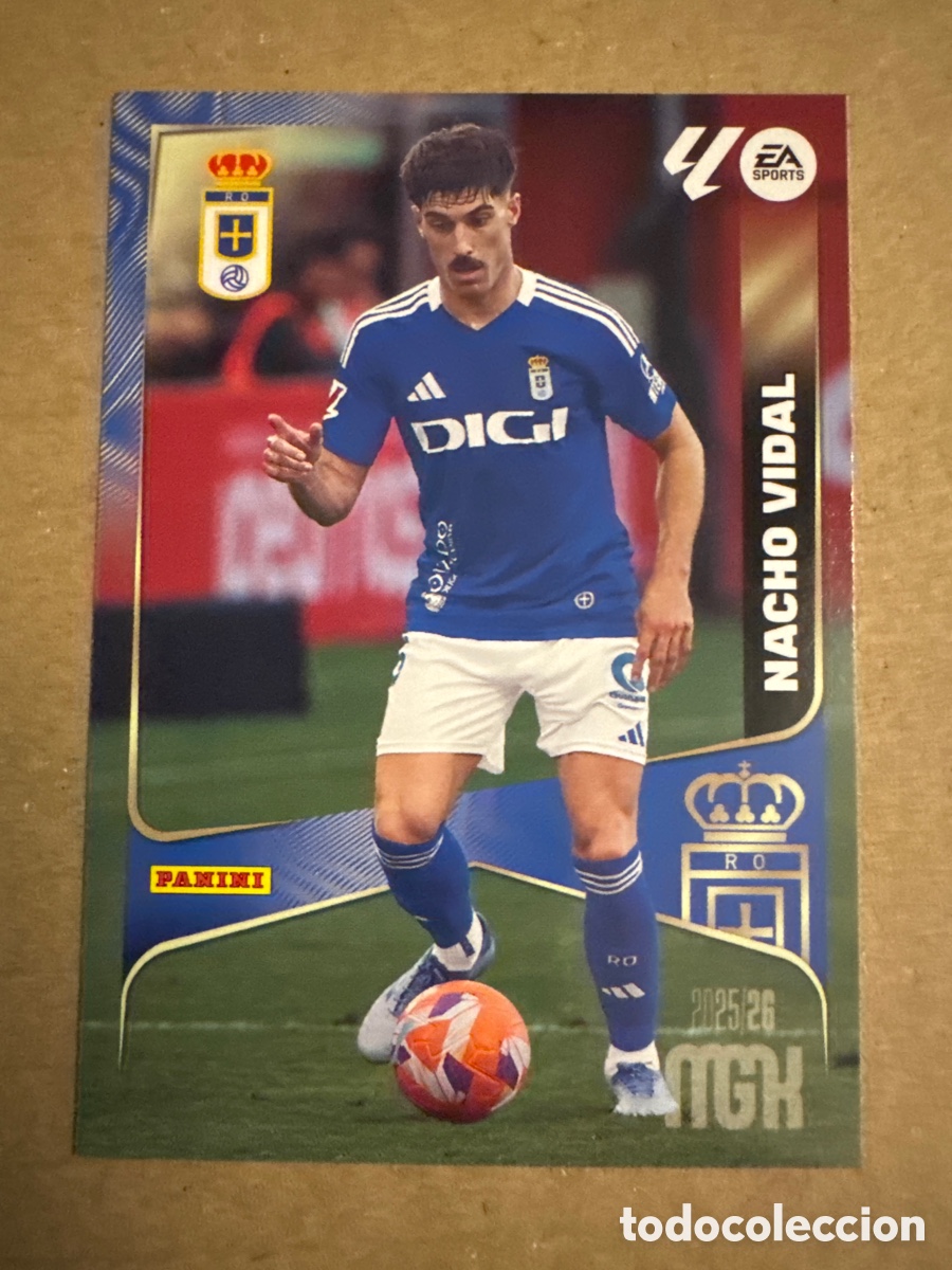 Cromos de f&uacute;tbol: # 274 Nacho Vidal Real Oviedo Megacracks 25 26 2025 2026 MGK