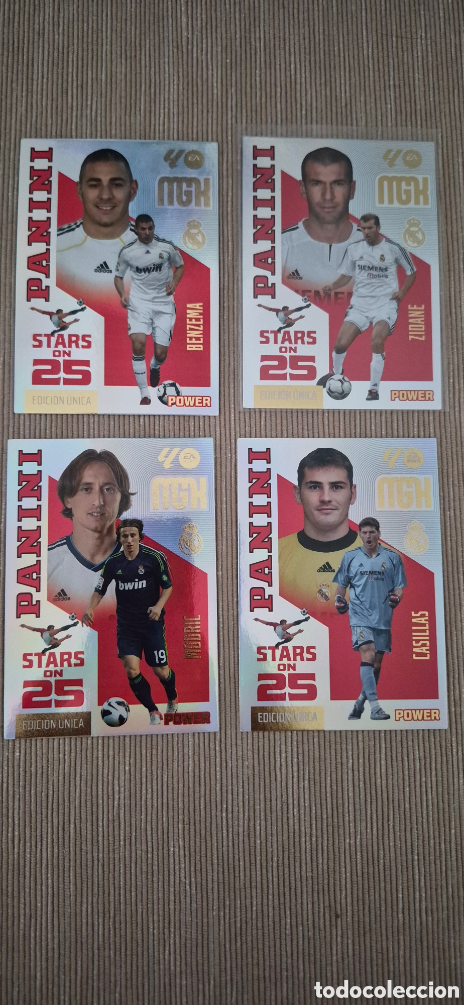 Cromos de f&uacute;tbol: CROMOS MGK REAL MADRID - Foto 1
