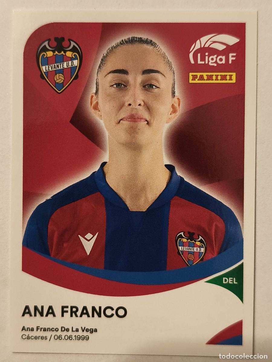Cromos de f&uacute;tbol: #220 ANA FRANCO (LEVANTE U.D.) LIGA F 2024/2025 PANINI