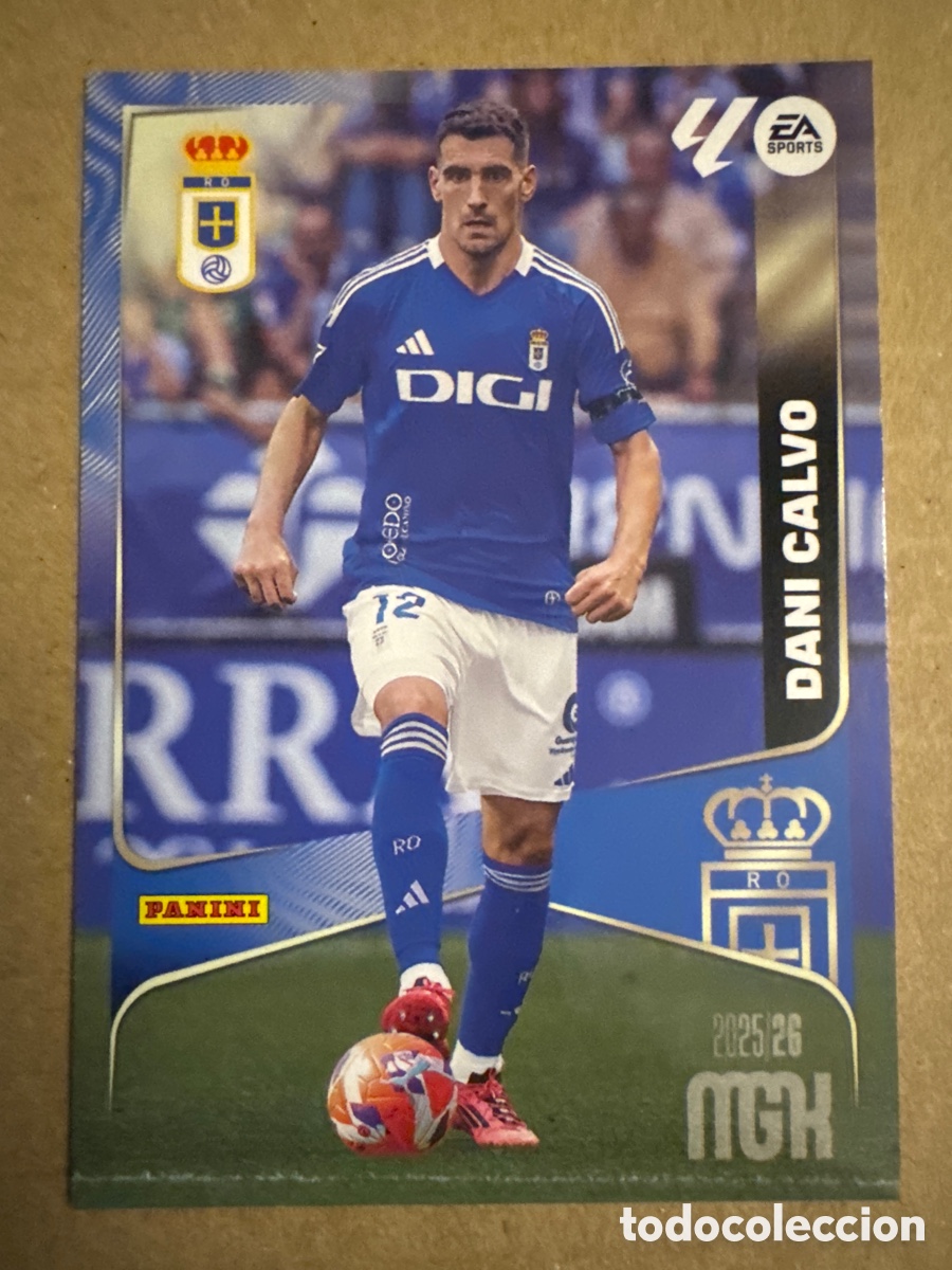 Cromos de f&uacute;tbol: # 275 Dani Calvo Real Oviedo Megacracks 25 26 2025 2026 MGK