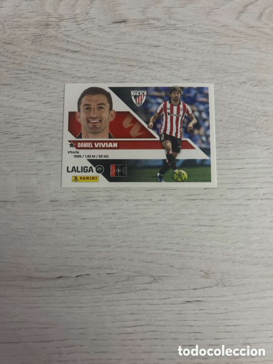 Cromos de f&uacute;tbol: Vivian 7 Athletic Club Liga Este 2026/27 26-27 Panini