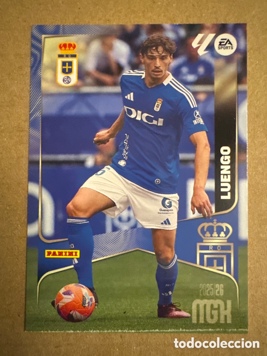 Cromos de f&uacute;tbol: # 276 Luengo Real Oviedo Megacracks 25 26 2025 2026 MGK