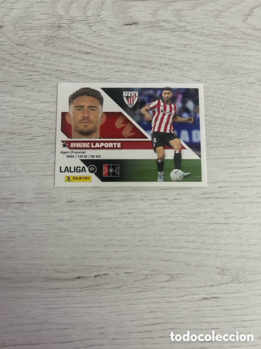 Cromos de f&uacute;tbol: Laporte 8 Athletic Club Liga Este 2026/27 26-27 Panini