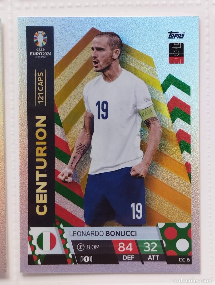 Cromos de f&uacute;tbol: CROMO CARD EURO 24 EUROCOPA 2024 MATCH ATTAX CENTURION CC6 CC 6 BONUCCI ITALIA