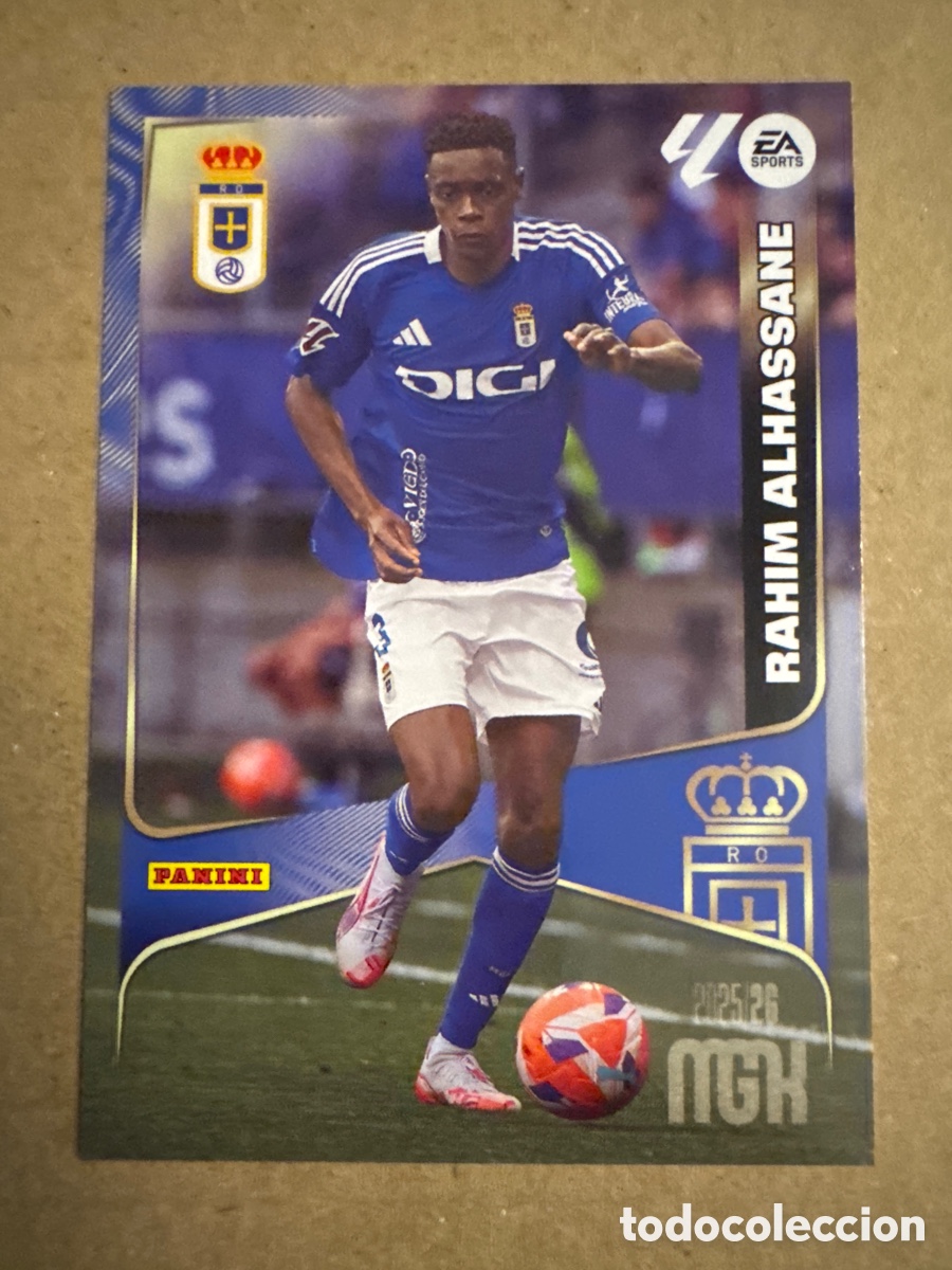 Cromos de f&uacute;tbol: # 278 Rahim Alhassane Real Oviedo Megacracks 25 26 2025 2026 MGK