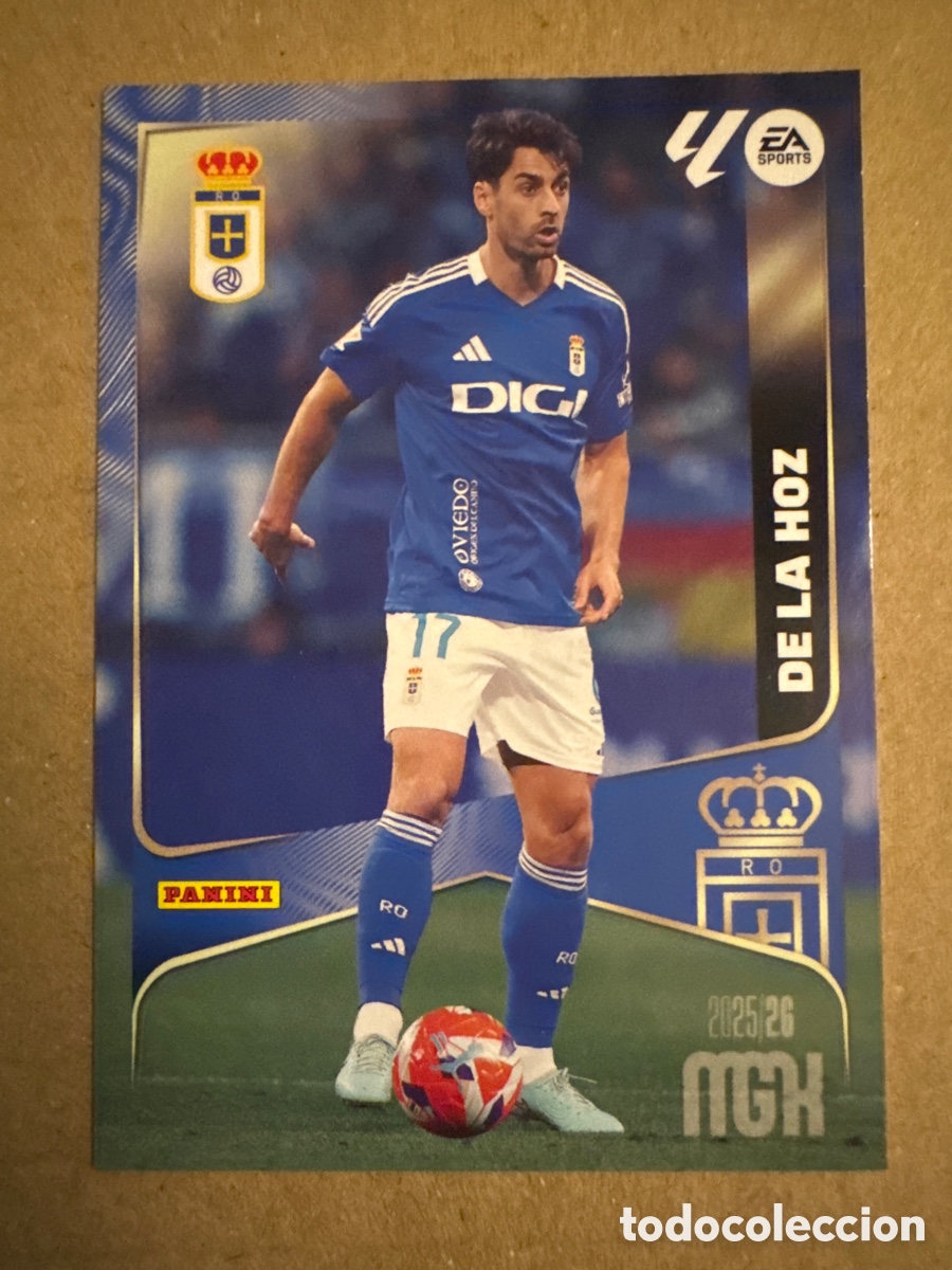 Cromos de f&uacute;tbol: # 280 De la Hoz Real Oviedo Megacracks 25 26 2025 2026 MGK