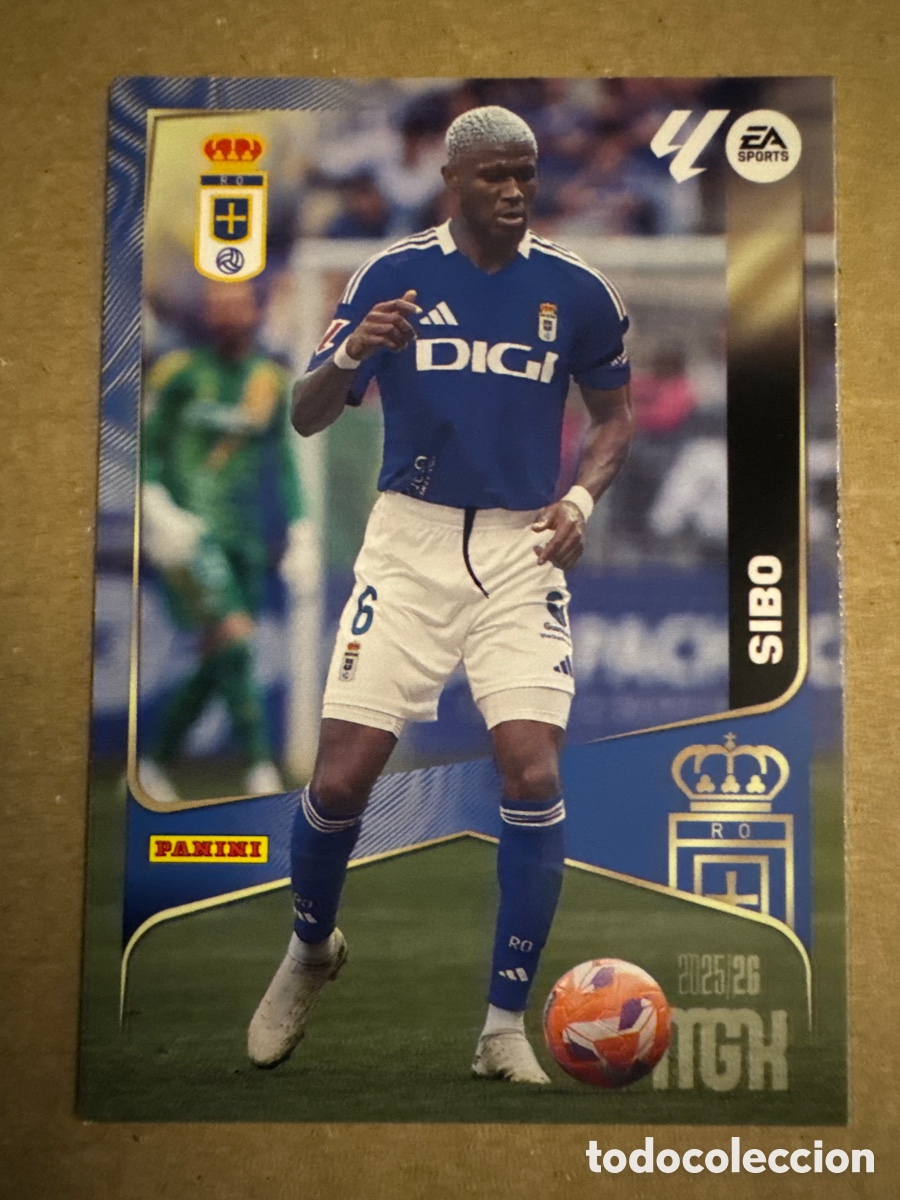 Cromos de f&uacute;tbol: # 281 Sibo Real Oviedo Megacracks 25 26 2025 2026 MGK