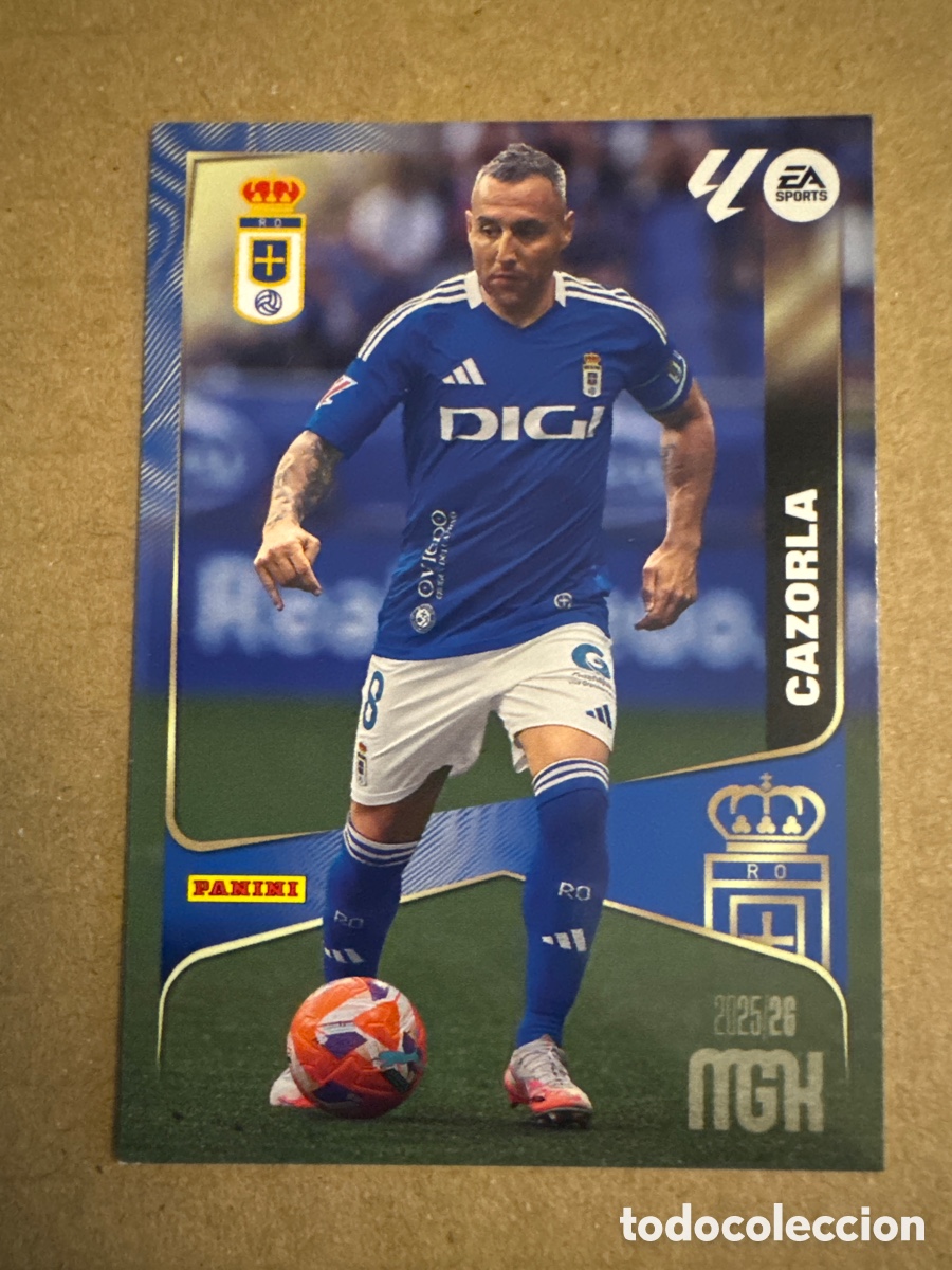 Cromos de f&uacute;tbol: # 282 Cazorla Real Oviedo Megacracks 25 26 2025 2026 MGK
