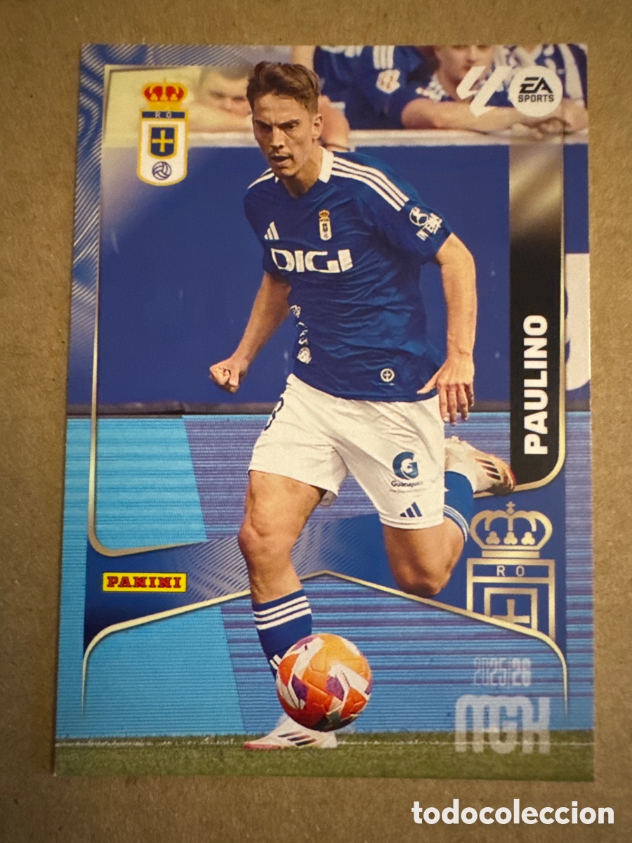 Cromos de f&uacute;tbol: # 284 Paulino Real Oviedo Megacracks 25 26 2025 2026 MGK