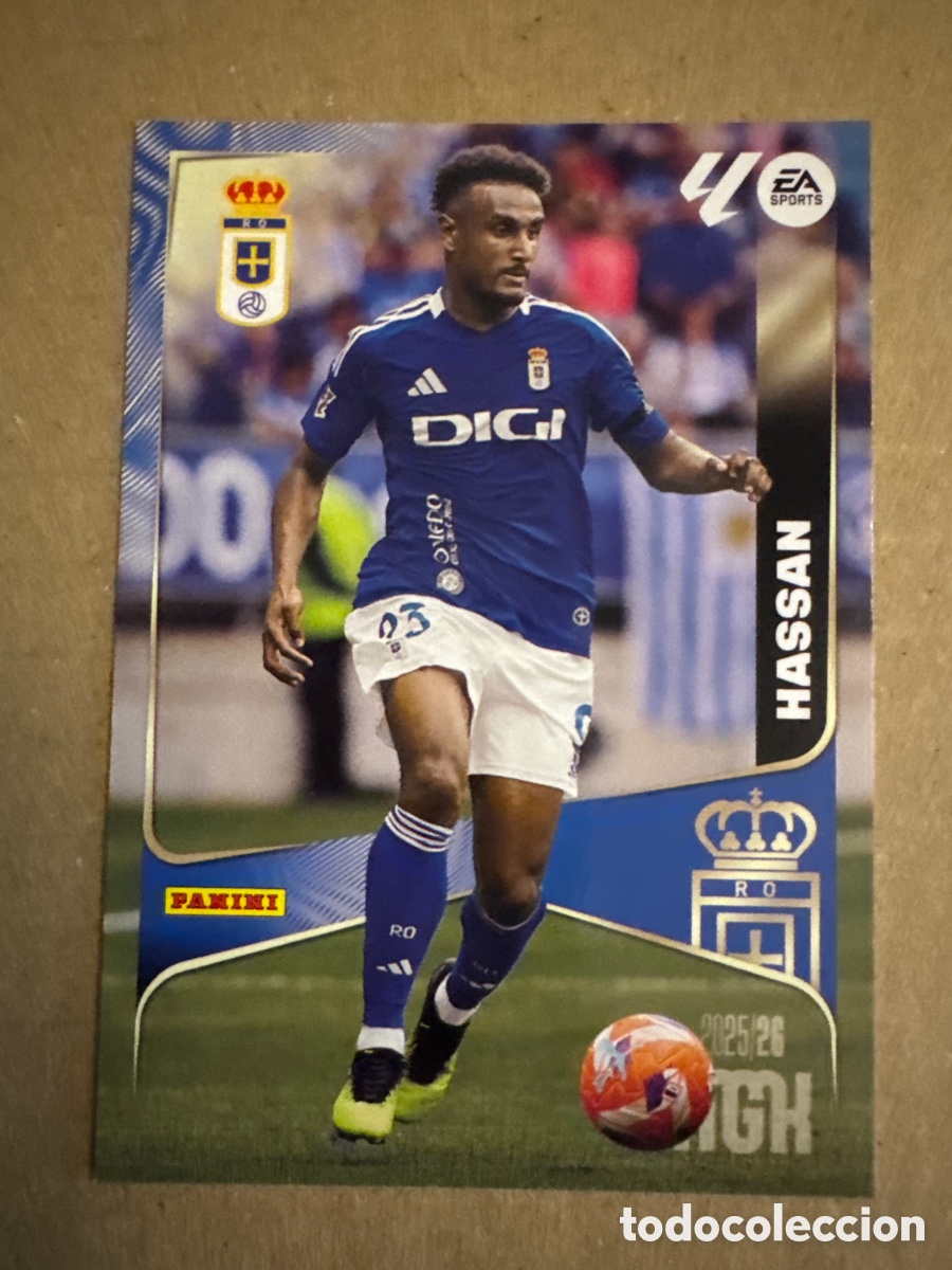 Cromos de f&uacute;tbol: # 285 Hassan Real Oviedo Megacracks 25 26 2025 2026 MGK