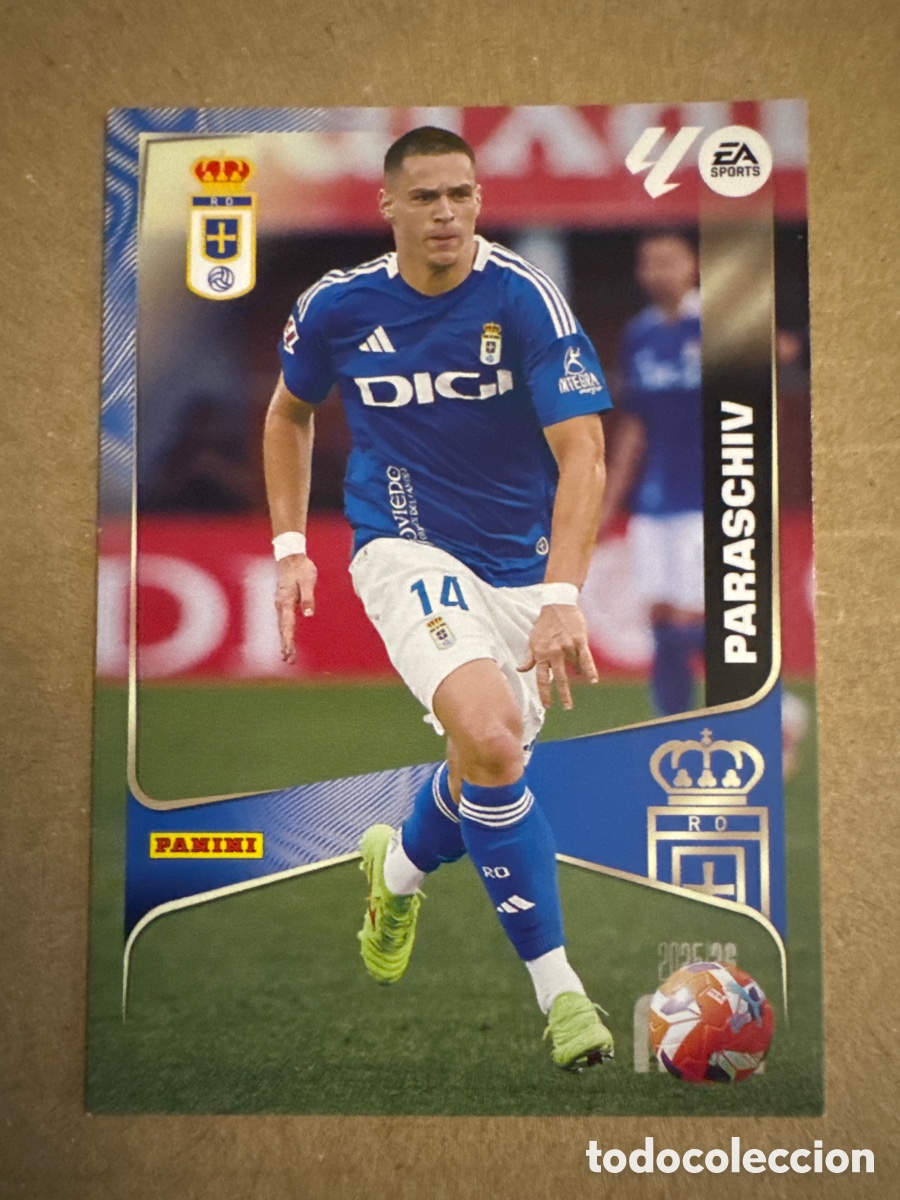 Cromos de f&uacute;tbol: # 287 Paraschiv Real Oviedo Megacracks 25 26 2025 2026 MGK
