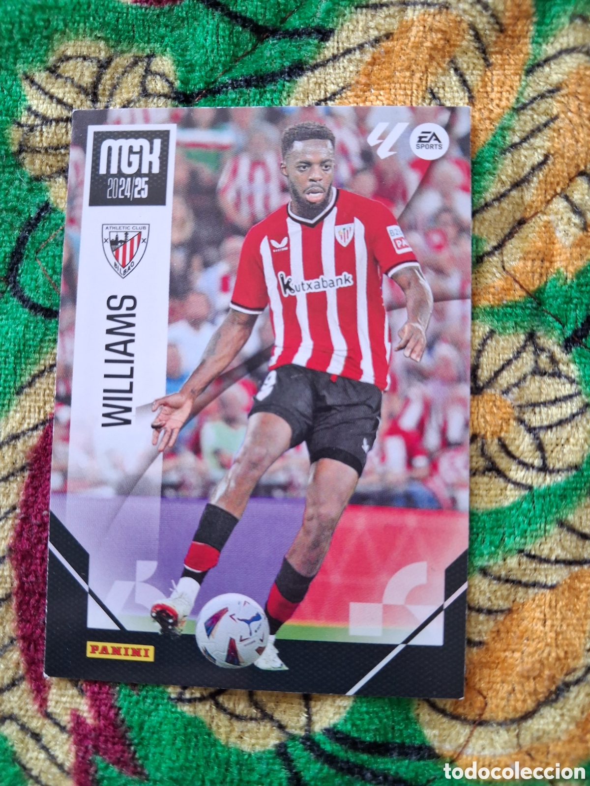 Cromos de f&uacute;tbol: Williams N&ordm; 54 Athletic Club LaLiga Santander Megacracks 2024 2025 Panini 24 25