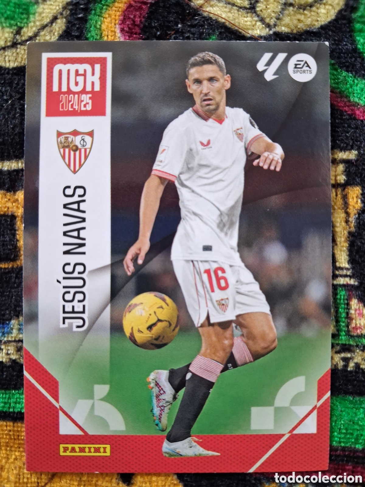 Cromos de f&uacute;tbol: Jesus Navas 310 Sevilla - Megacracks 2024 2025 24 25