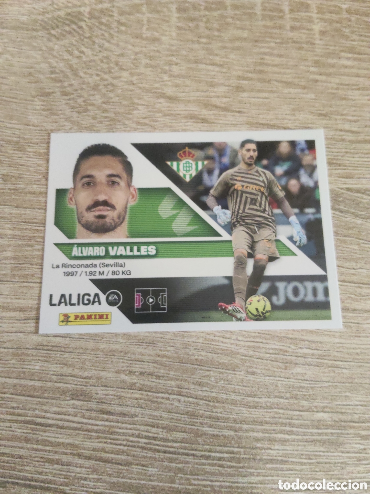 Cromos de f&uacute;tbol: Valles Real Betis liga 2026 2027 26 27 ediciones este