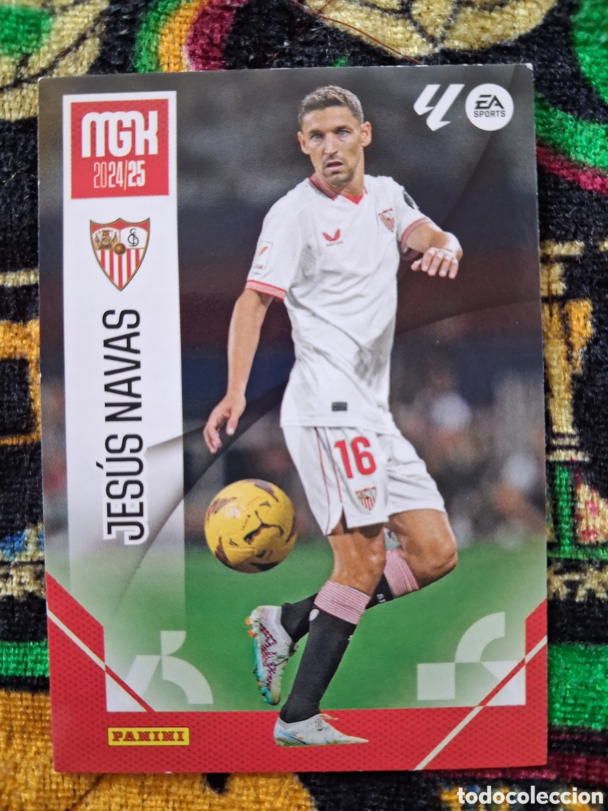 Cromos de f&uacute;tbol: Jesus Navas 310 Sevilla - Megacracks 2024 2025 24 25