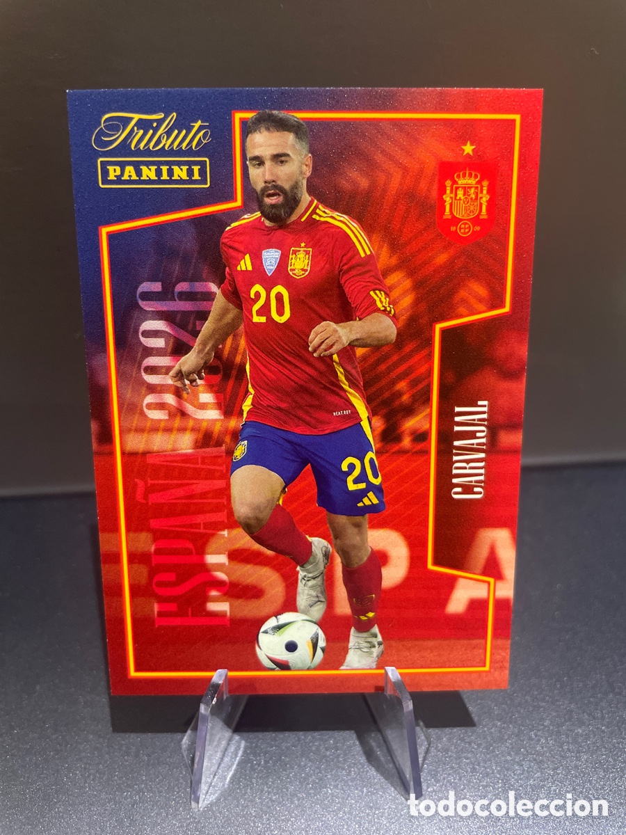 Fu&szlig;ball-Sticker: Carvajal 40 Panini Tribute Seleccion Espa&ntilde;ola 2010-2026 Vamos Campeones