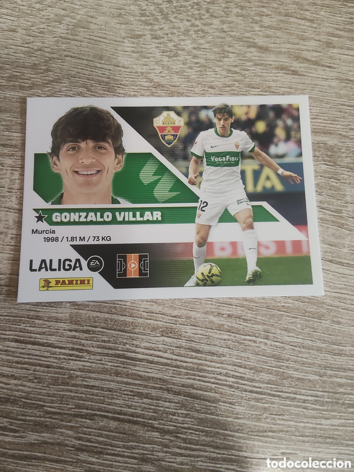 Cromos de f&uacute;tbol: Gonzalo Villar Elche liga 2026 2027 26 27 ediciones este