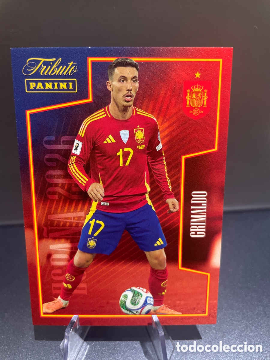 Cromos de f&uacute;tbol: Grimaldo 49 Panini Tribute Seleccion Espa&ntilde;ola 2010-2026 Vamos Campeones