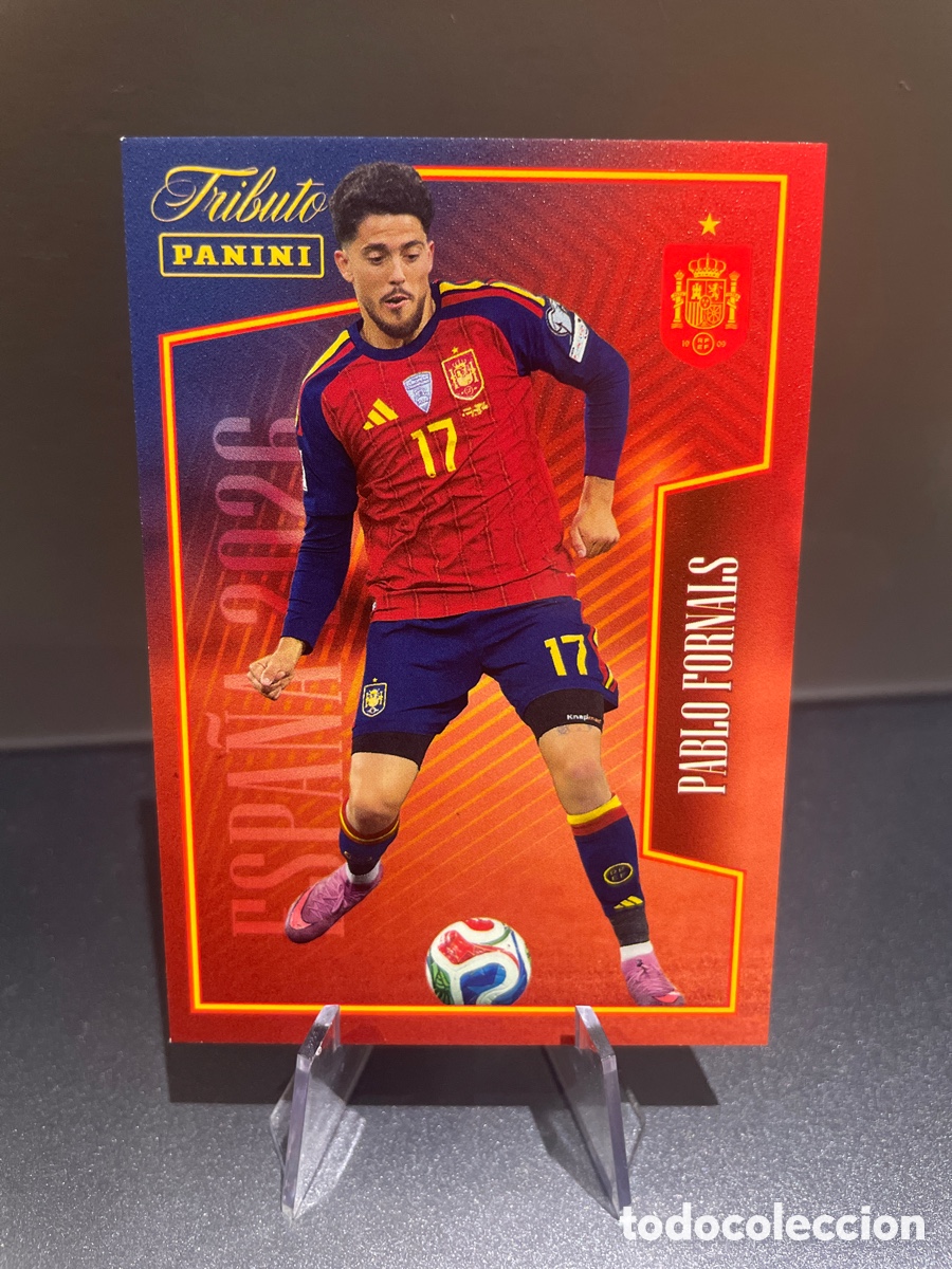 Cromos de Futebol: Pablo Fornals 58 Panini Tribute Seleccion Espa&ntilde;ola 2010-2026 Vamos Campeones