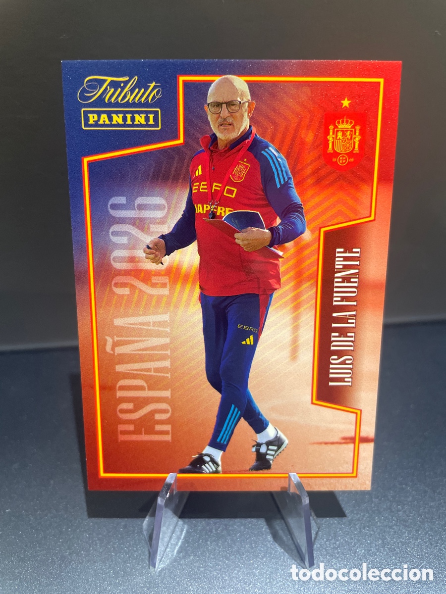 Football Stickers: De la Fuente 68 Panini Tribute Seleccion Espa&ntilde;ola 2010-2026 Vamos Campeones