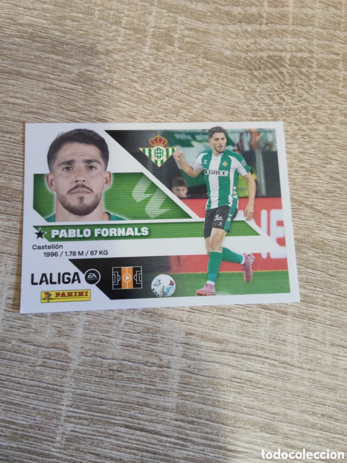 Cromos de f&uacute;tbol: Pablo Fornals Real Betis liga 2026 2027 26 27 ediciones este