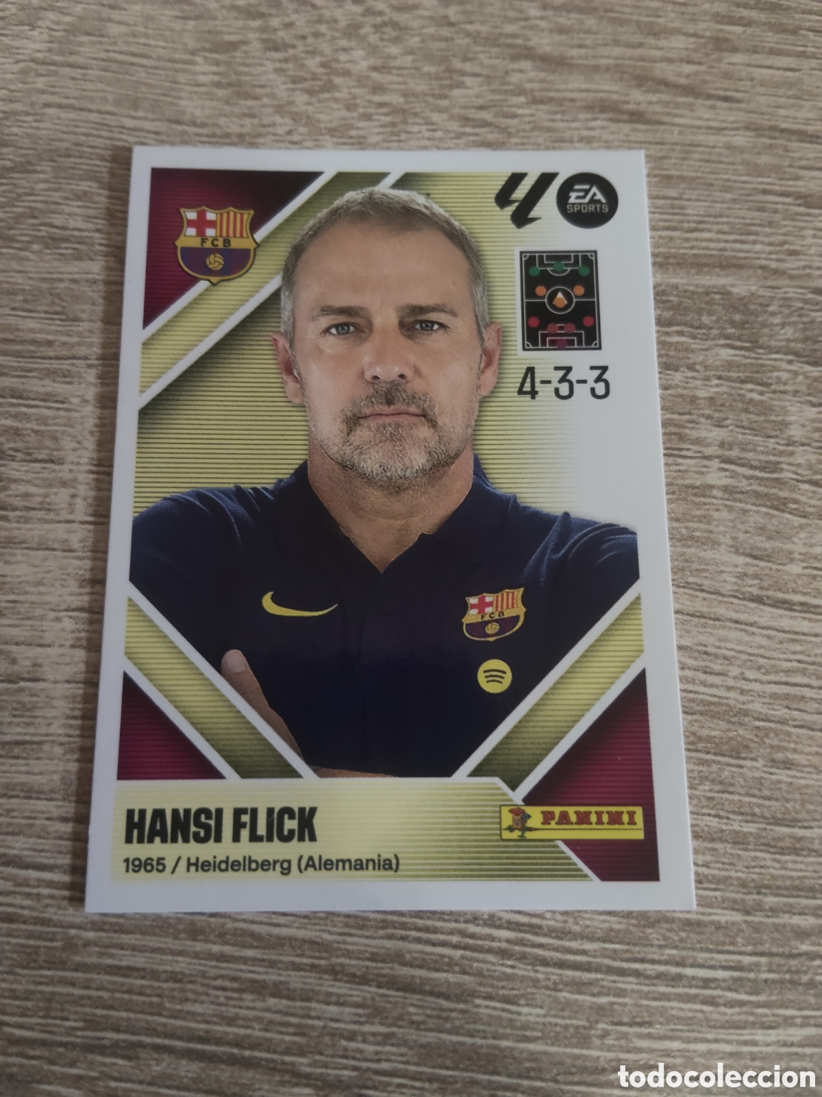 Cromos de f&uacute;tbol: Hansi Flick Barcelona liga 2026 2027 26 27 ediciones este