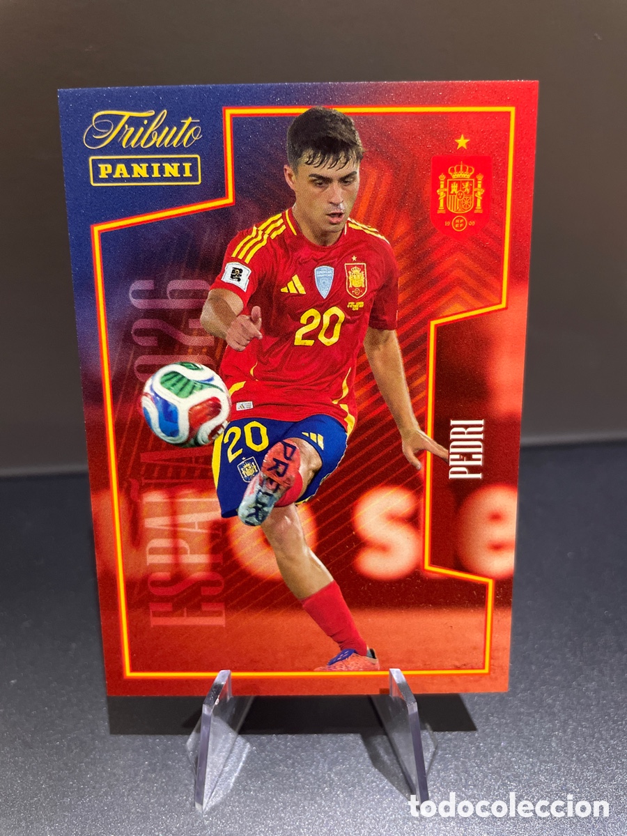 Cartes &agrave; collectionner de Football: Pedri 52 Panini Tribute Seleccion Espa&ntilde;ola 2010-2026 Vamos Campeones