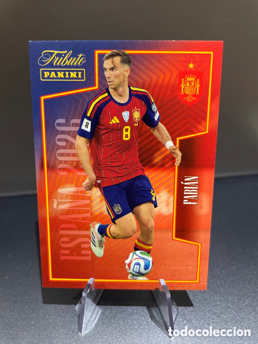 Cartes &agrave; collectionner de Football: Fabi&aacute;n 54 Panini Tribute Seleccion Espa&ntilde;ola 2010-2026 Vamos Campeones