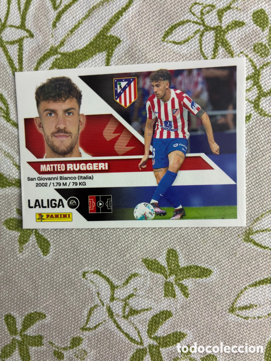 Cromos de f&uacute;tbol: Cromo Matteo Ruggeri N&ordm; 10 Atl&eacute;tico de Madrid - Colecci&oacute;n Este Panini Liga 2026-27 (Sin Pegar)
