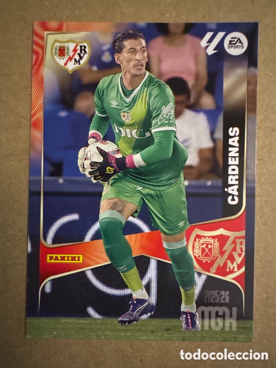 Cromos de f&uacute;tbol: # 291 C&aacute;rdenas Rayo Vallecano Megacracks 25 26 2025 2026 MGK