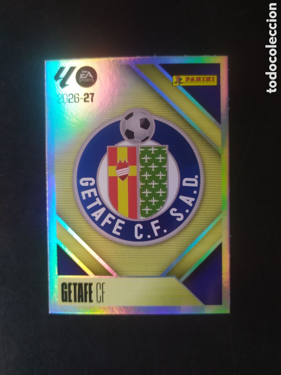 Cromos de f&uacute;tbol: Liga este 2026 2027 26 27 panini escudo n&deg; 1 Getafe