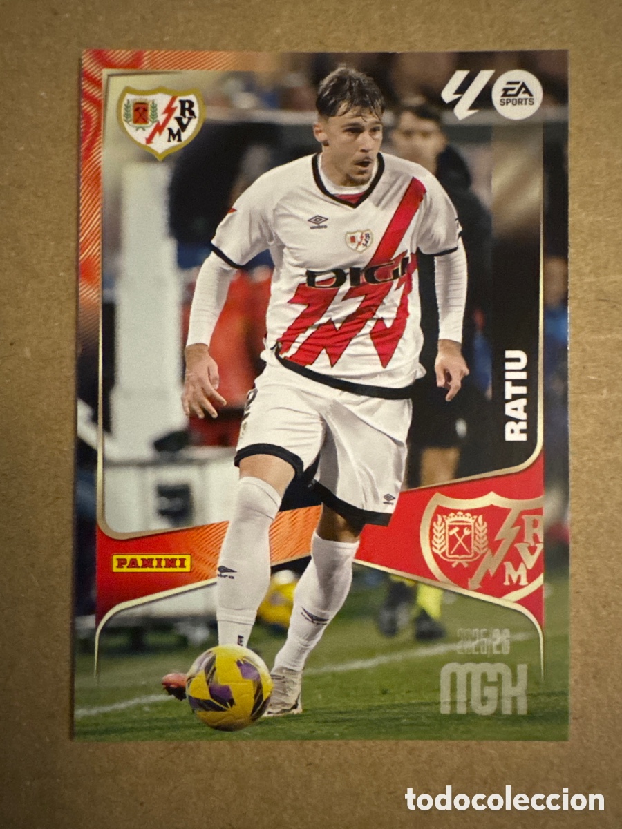 Cromos de f&uacute;tbol: # 293 Ratiu Rayo Vallecano Megacracks 25 26 2025 2026 MGK