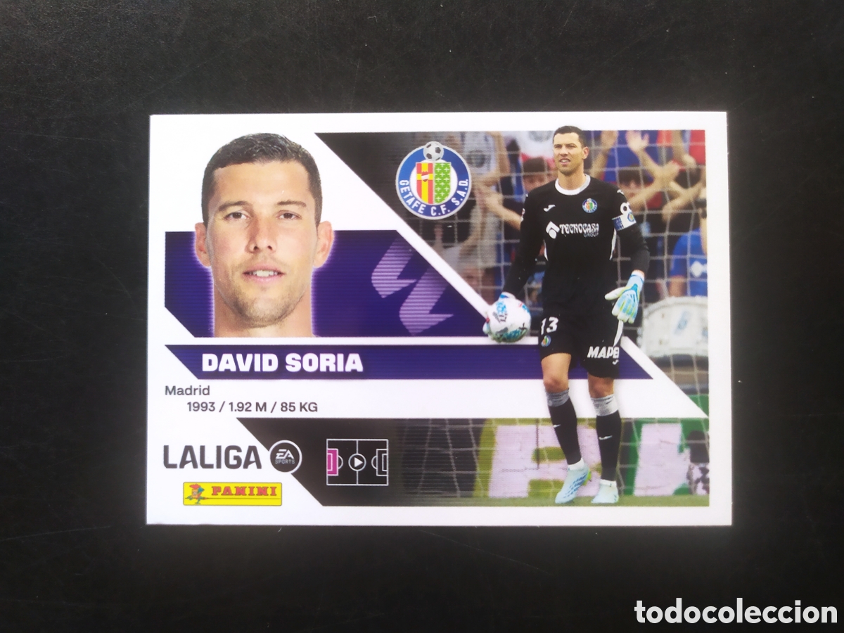 Cromos de f&uacute;tbol: Liga este 2026 2027 26 27 panini David Soria n&deg; 3 Getafe