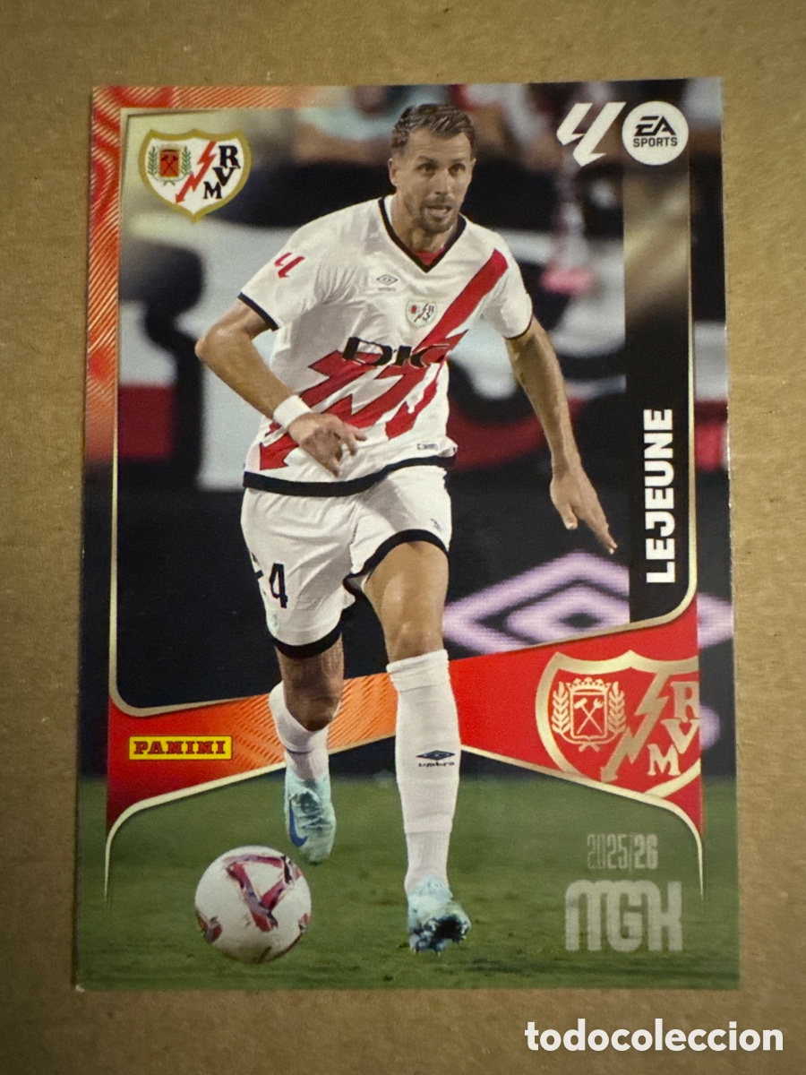 Cromos de f&uacute;tbol: # 294 Lejeune Rayo Vallecano Megacracks 25 26 2025 2026 MGK