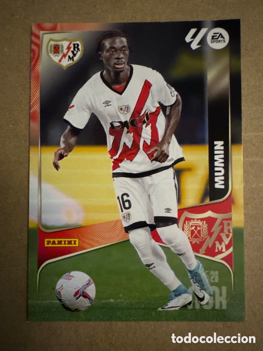 Cromos de f&uacute;tbol: # 295 Mumin Rayo Vallecano Megacracks 25 26 2025 2026 MGK