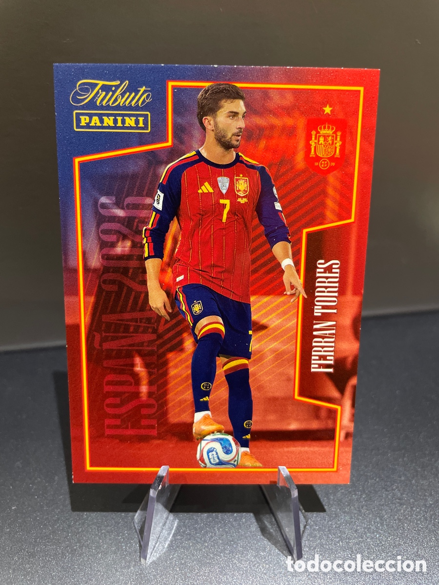 Fu&szlig;ball-Sticker: Ferran Torres 66 Panini Tribute Seleccion Espa&ntilde;ola 2010-2026 Vamos Campeones