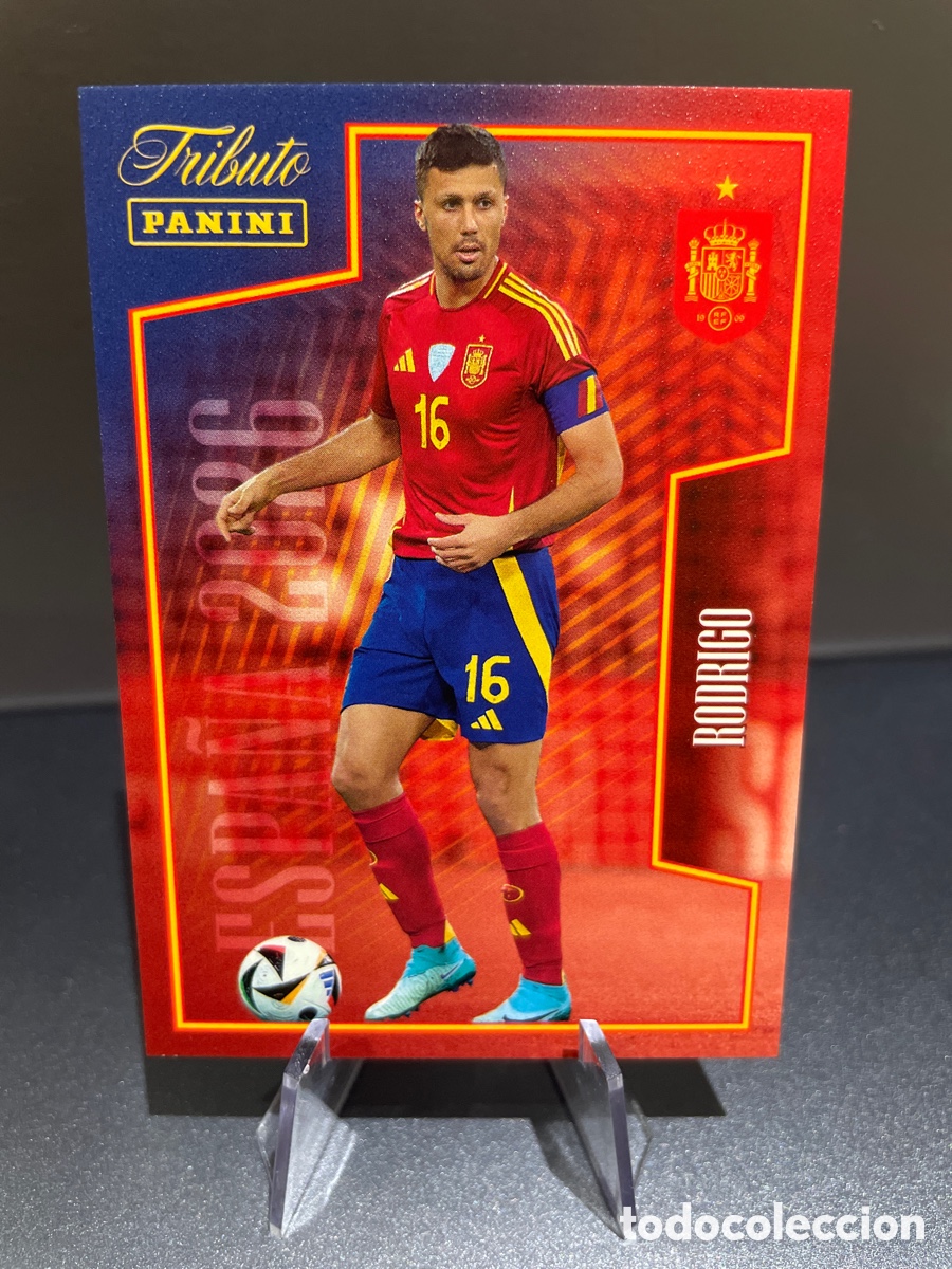 Cromos de Futebol: Rodri 50 Panini Tribute Seleccion Espa&ntilde;ola 2010-2026 Vamos Campeones Rodrigo