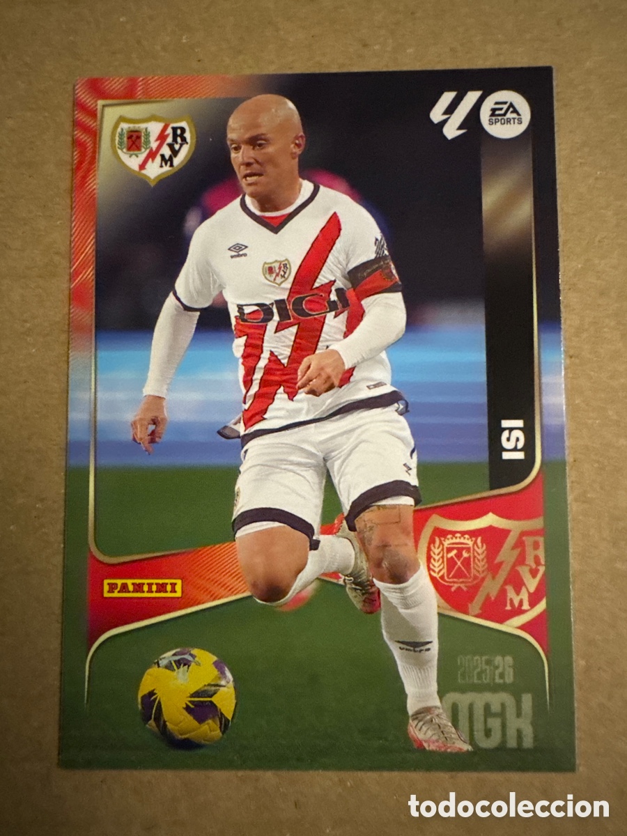 Cromos de f&uacute;tbol: # 301 Isi Rayo Vallecano Megacracks 25 26 2025 2026 MGK