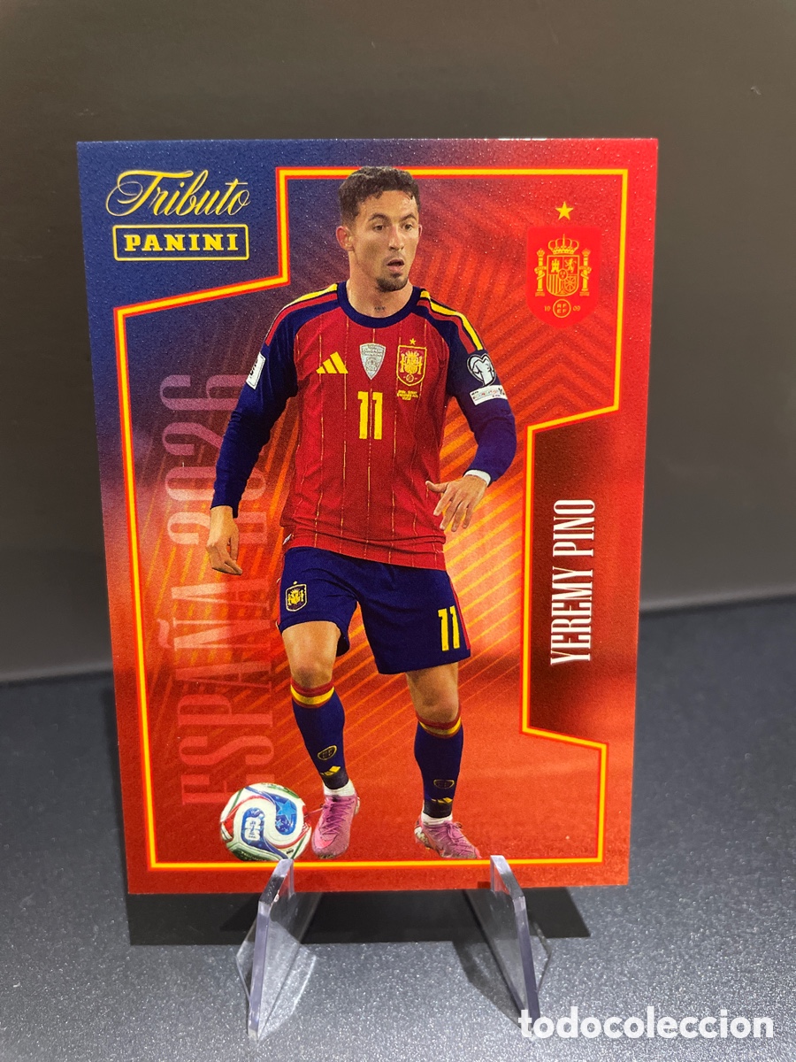 Figurine di Calcio: Yeremy Pino 62 Panini Tribute Seleccion Espa&ntilde;ola 2010-2026 Vamos Campeones