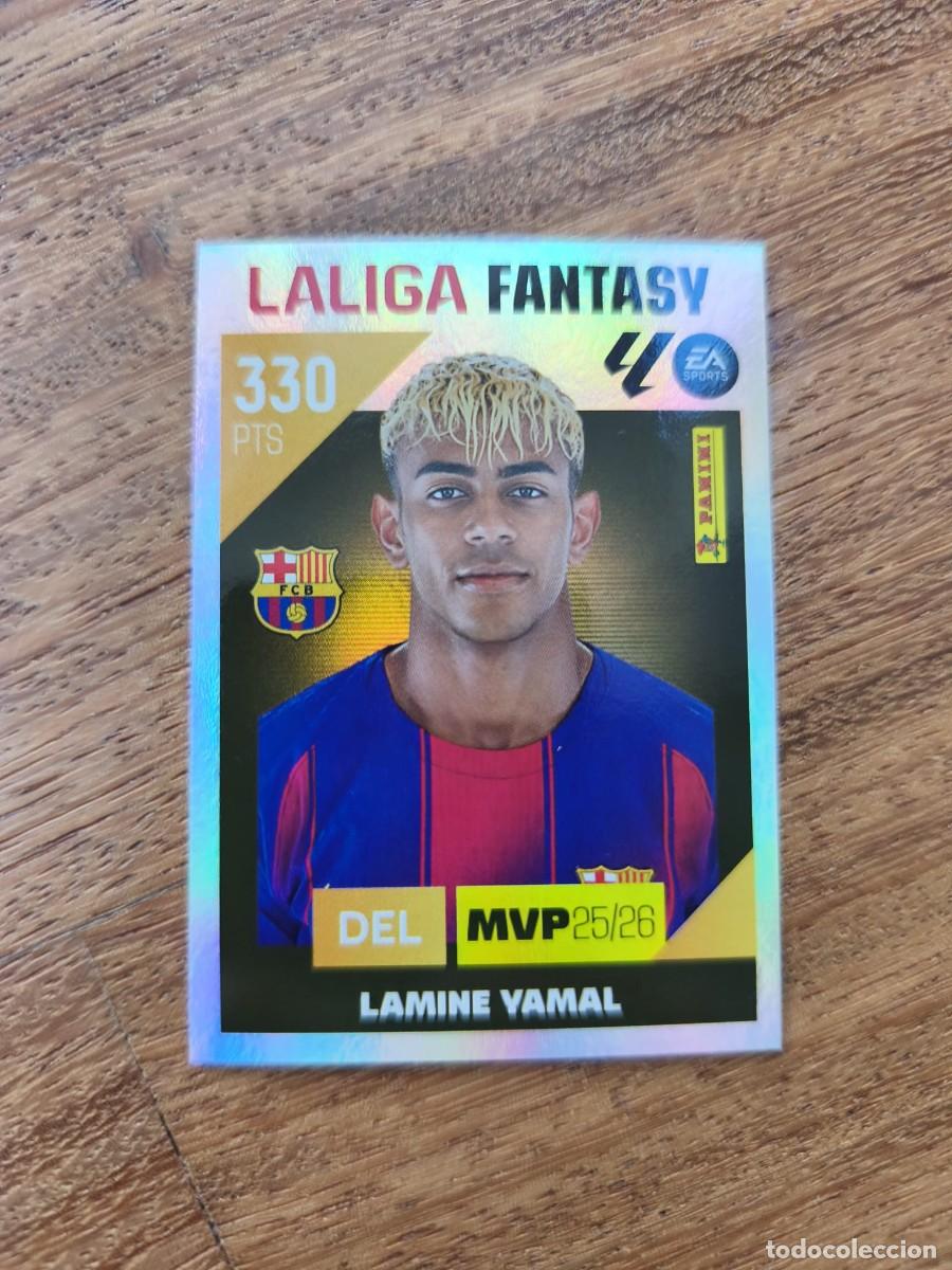 Cromos de f&uacute;tbol: LAMINE YAMAL FC BARCELONA LALIGA FANTASY 5 LIGA EDICIONES ESTE 2026 2027 26 27 PANINI