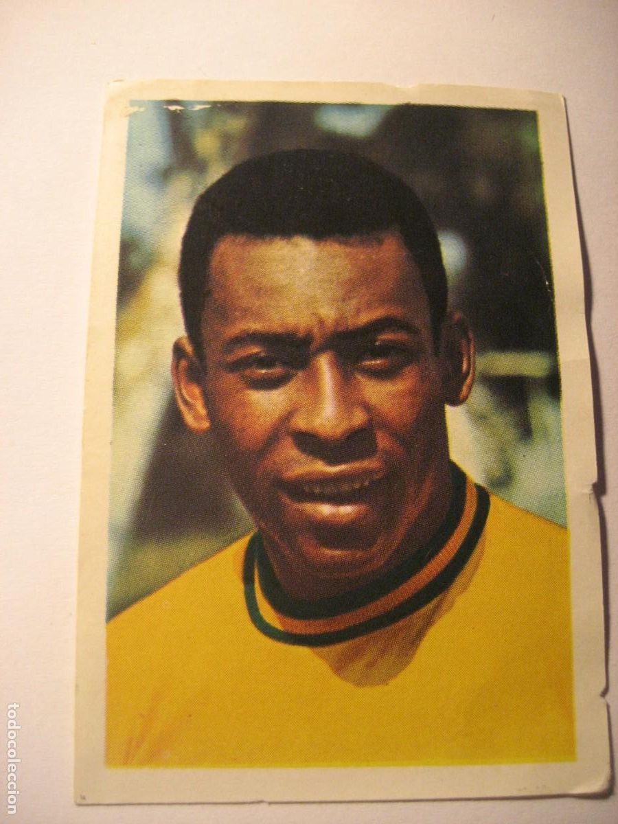 Figurine di Calcio: cromo PELE . Munich 1974 n&ordm; 6 ed FHER . Campeonato Mundial de Futbol