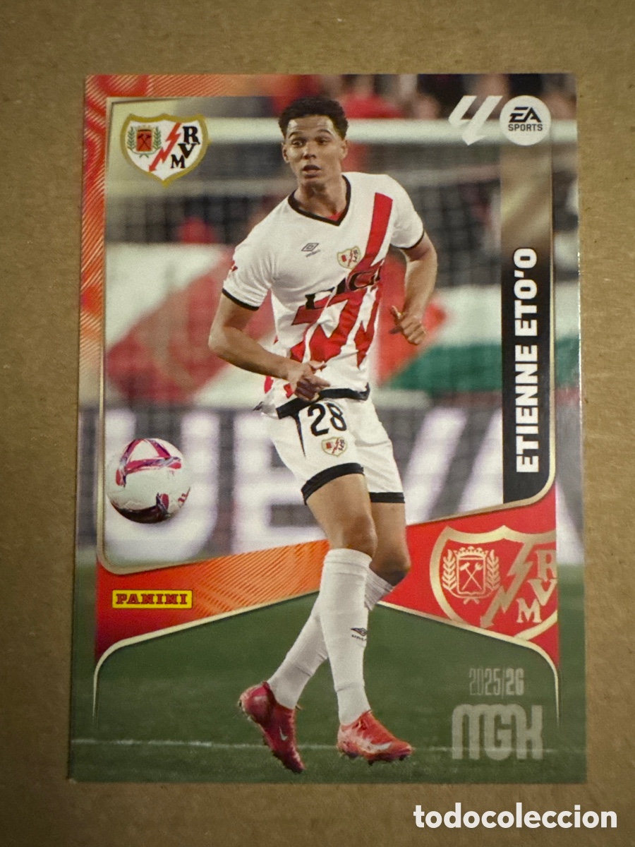 Cromos de f&uacute;tbol: # 306 Etienne Eto&rsquo;o Rayo Vallecano Megacracks 25 26 2025 2026 MGK